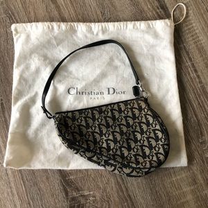 DIOR iconic trotter saddle hand purse